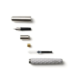 22STUDIO - Polygon Fountain Pen (Grey) - KOHEZI