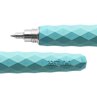 22STUDIO - Polygon Rollerball Pen (Celeste) - KOHEZI