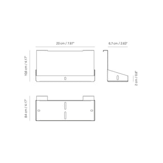 Veark - RS-S20 Rack Shelf (Stainless Steel)
