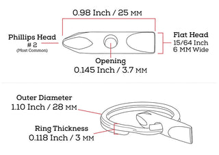 Big Idea Design - Titanium Pocket Bit - KOHEZI