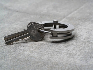 Drilling Lab - Anonymous Key Ring|AN-A01|Matte Steel - KOHEZI