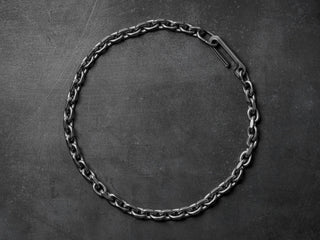 Drilling Lab - Framework Necklace|FR-N01|Matte Steel - KOHEZI
