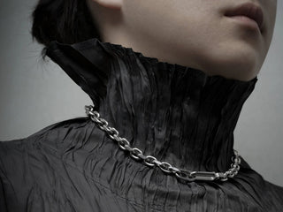 Drilling Lab - Framework Necklace|FR-N01|Matte Steel - KOHEZI