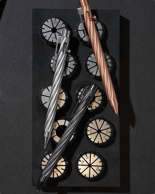 Inventery - Bolt Action Pen v.03 Twister (Zirconium) - KOHEZI