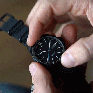Big Idea Design - Ti Field Watch / Solar Driven / Black