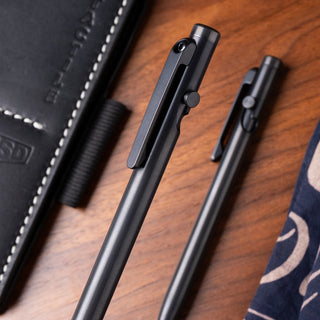 Tactile Turn - Titanium Slim Bolt Action Pen (DLC) - KOHEZI