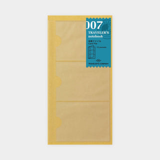 TRAVELER'S COMPANY - 007 Card File TRAVELER'S notebook - KOHEZI