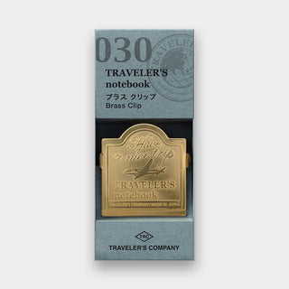 TRAVELER'S COMPANY - 030 Brass Clip TRAVELER'S notebook - KOHEZI