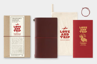 TRAVELER'S COMPANY - TRAVELER'S notebook (Love And Trip Red) - KOHEZI