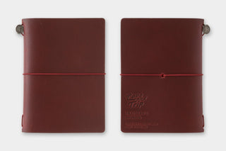 TRAVELER'S COMPANY - TRAVELER'S notebook Passport Size (Love And Trip Red) - KOHEZI