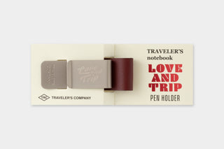 TRAVELER'S COMPANY - TRAVELER'S notebook Pen Holder (Love And Trip Red) - KOHEZI