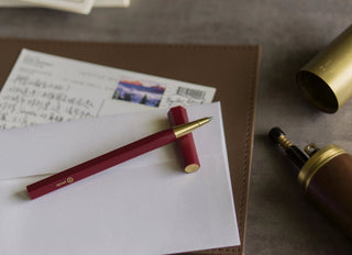 YSTUDIO - Resin Rollerball Pen (Red) - KOHEZI