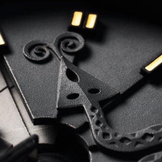 22STUDIO - 4D Concrete Watch Automatic 45mm Snake Edition Night - KOHEZI