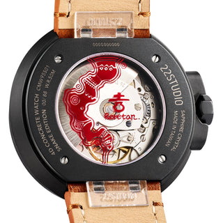 22STUDIO - 4D Concrete Watch Automatic 45mm Snake Edition Night - KOHEZI
