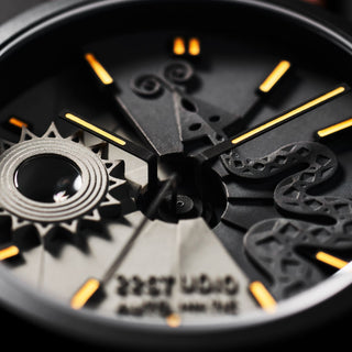 22STUDIO - 4D Concrete Watch Automatic 45mm Snake Edition Night - KOHEZI