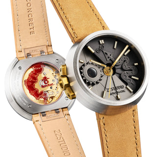 22STUDIO - 4D Concrete Watch Automatic 45mm Snake Edition Twilight - KOHEZI