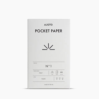 Ajoto - Nº1 Pocket Paper Notebook - KOHEZI