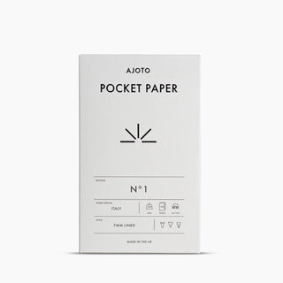 Ajoto - Nº1 Pocket Paper Notebook - KOHEZI