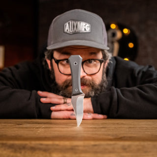 Big Idea Design - AUX MFG Ti Pocket Bowie Fixed Blade - KOHEZI