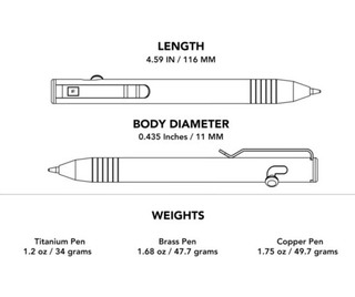 Big Idea Design - Base Line Bolt Action Pen - KOHEZI