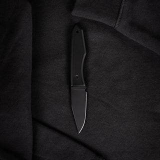 Big Idea Design - Blackout Cerakote Ti Lookout Fixed Blade - KOHEZI