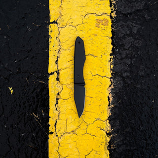 Big Idea Design - Blackout Cerakote Ti Lookout Fixed Blade - KOHEZI