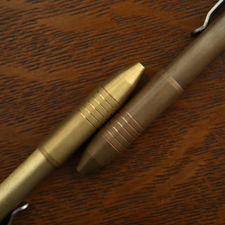 Big Idea Design - Brass & Copper Click EDC Pen - KOHEZI
