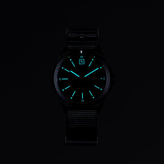 Big Idea Design - Ti Field Watch / Solar Driven / Black - KOHEZI