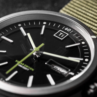 Big Idea Design - Ti Field Watch / Solar Driven / Stonewashed - KOHEZI