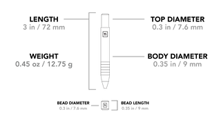 Big Idea Design - Ti Mini Pen & Brass / Copper Mini Pen - KOHEZI