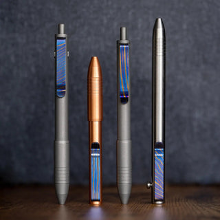 Big Idea Design - Titanium Damascus CNC Milled Pocket Clip - KOHEZI