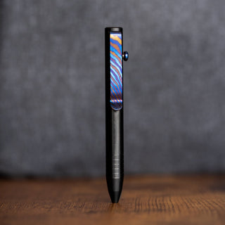Big Idea Design - Titanium Damascus Pen Clip - KOHEZI