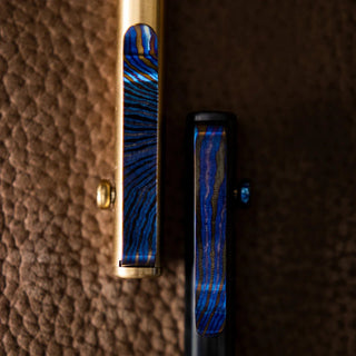 Big Idea Design - Titanium Damascus Pen Clip - KOHEZI