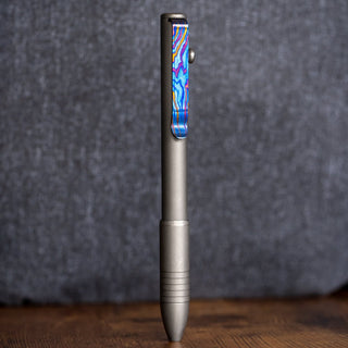 Big Idea Design - Titanium Damascus Pen Clip - KOHEZI