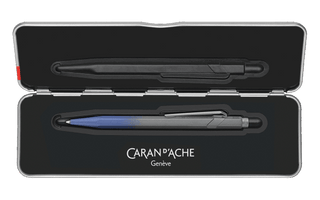 Caran d'Ache - 849™ CLAIM YOUR STYLE Stormy Blue Ballpoint Pen (Special Edition) - KOHEZI