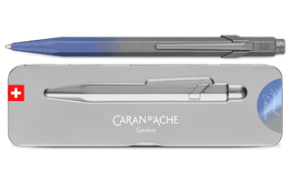 Caran d'Ache - 849™ CLAIM YOUR STYLE Stormy Blue Ballpoint Pen (Special Edition) - KOHEZI