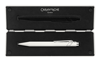 Caran d'Ache - Roller Pen 849™, White with etui - KOHEZI