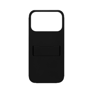 Claustrum - Flap Iphone Case + Stand (Black Matte Finish) - KOHEZI