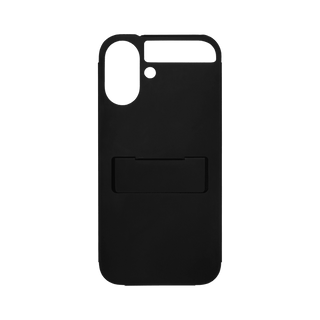 Claustrum - Flap Iphone Case + Stand (Black Matte Finish) - KOHEZI