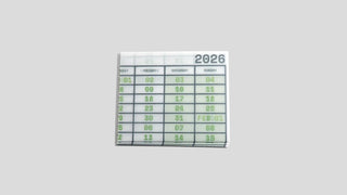 CW&T - Annual Week View Calendar - KOHEZI