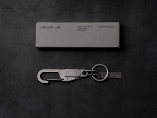 Drilling Lab - Anonymous Key Chain｜AN-A02｜Matte Steel - KOHEZI