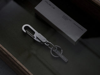 Drilling Lab - Anonymous Key Chain｜AN-A02｜Matte Steel - KOHEZI