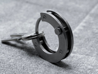 Drilling Lab - Anonymous Key Ring｜AN-A01｜Matte Steel - KOHEZI