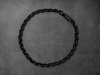 Drilling Lab - Framework Necklace｜FR-N01｜Rough Black - KOHEZI