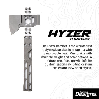 Exceed Designs - HYZER Titanium Hatchet - KOHEZI