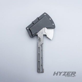 Exceed Designs - KYDEX Moulded HYZER Hatchet Sheath (Black) With Molle/Belt Clip - KOHEZI