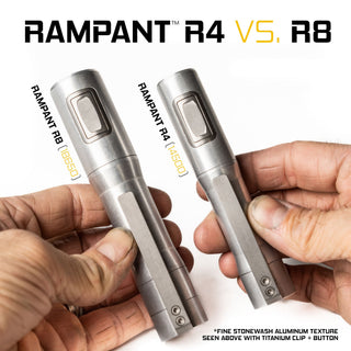 Exceed Designs - RAMPANT™ R8 EDC Flashlight - KOHEZI