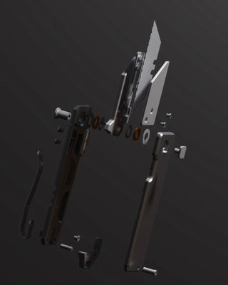 Exceed Designs - TiRant RAZOR V3 Utility Knife - KOHEZI