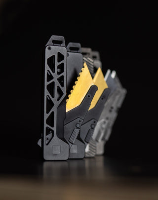 Exceed Designs - TiRant ULTRA Full - Length SKELETON MILLED ‘Integral - Like’ PRY BAR Backspacer (Jet - Black PVD 6AL - 4V Titanium) - KOHEZI