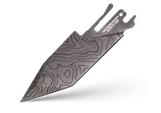 Exceed Designs - TiRant ULTRA HotSwap™ Blade Replacement (Stonewashed Cascadia Laser Engraved D2 Tempered HRC 60+) - KOHEZI